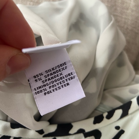 DIane Von Furstenberg New Della Mint Green Paint Splatter Dress - Picture 11 of 12